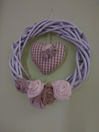 ghirlanda con rose...